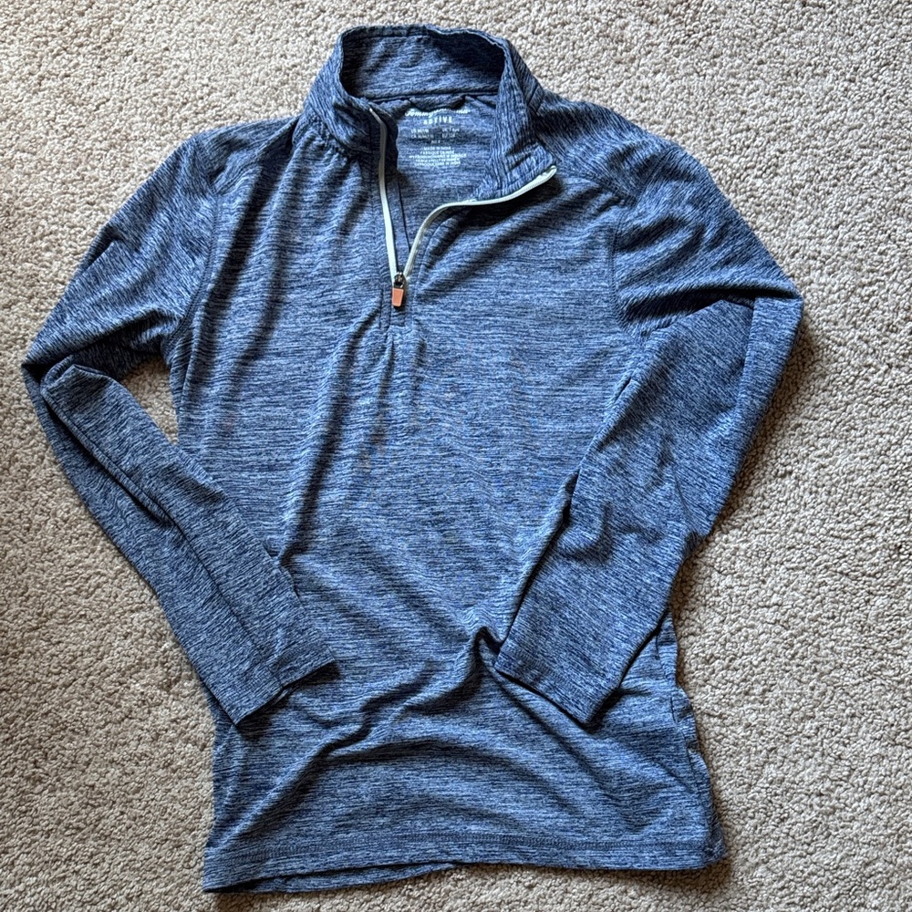 Boys Tommy Bahama Blue Quarter-Zip Boys 7/8